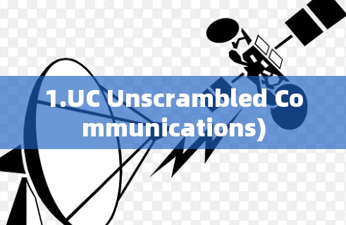 1.UC Unscrambled Communications) 1.UC Unscrambled Communications)