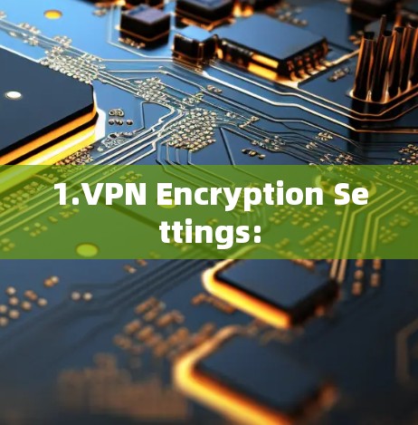 1.VPN Encryption Settings:
