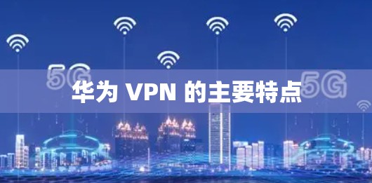 华为 VPN 的主要特点 华为 VPN 的主要特点