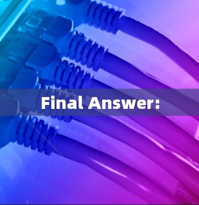 Final Answer: