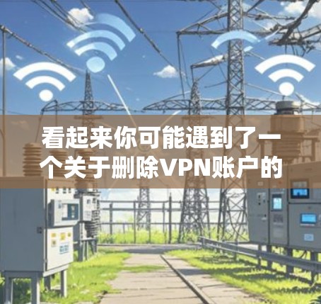 看起来你可能遇到了一个关于删除VPN账户的问题。VPN账户通常是由你创建的，然后被删除或隐藏起来，以便你暂时离开网络。如果你确实创建了一个VPN账户并希望删除它，可以按照以下步骤操作