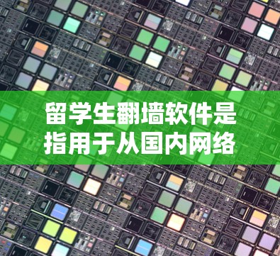 留学生翻墙软件是指用于从国内网络到国外网络进行访问和使用功能的工具。这些软件通常用于学术、志愿者、志愿者服务等领域，帮助留学生在海外获取所需资源或服务。以下是一些常见的留学生翻墙软件及其功能